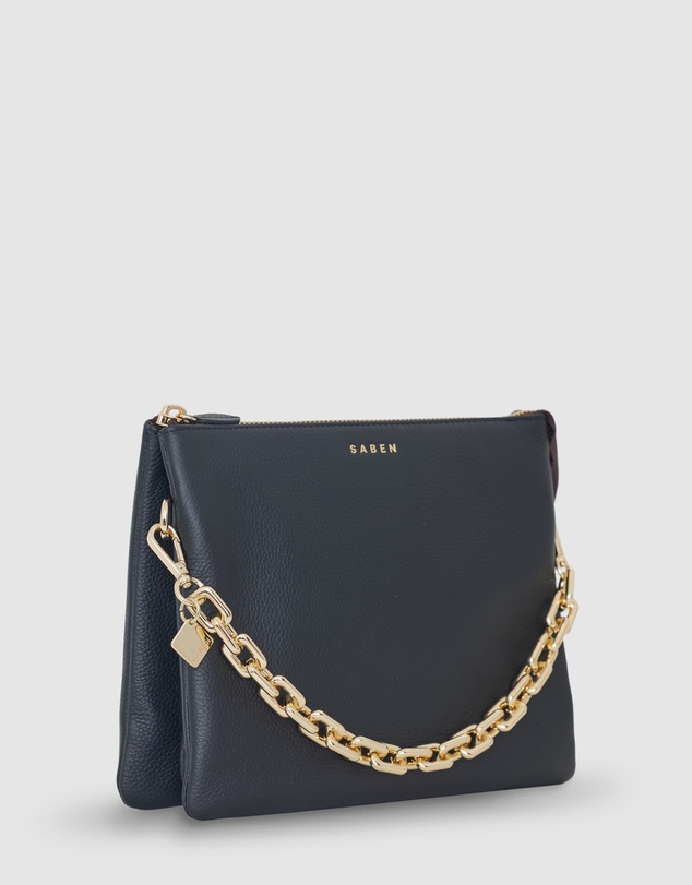 SABEN - Matilda Cross-body Leather Satchel Bag