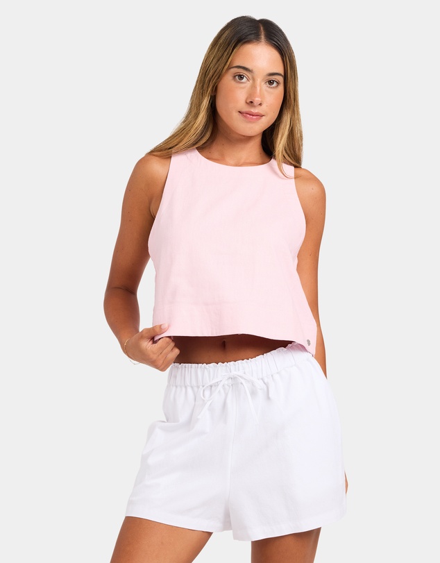 Roxy - Womens Place To Be Linen Shorts