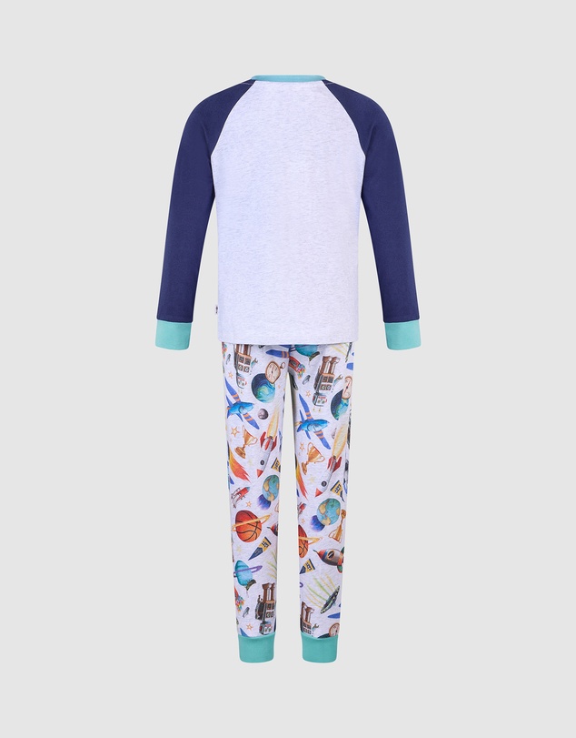 Fleur Harris - 'Outer Space' Nightfall Sleep Set in Grey Marle
