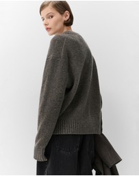 UNISON - Merino Wool Crew Neck Knit