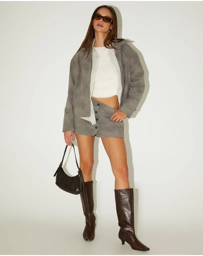 Alice In The Eve - Serena Suede Skirt