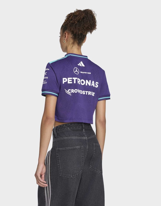 adidas Performance - MERCEDES - AMG PETRONAS FORMULA 1 TEAM VANDA BLOOM DRIVER CROP TOP JERSEY Womens