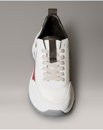 Calvin Klein - Suede and Nylon Runner Trainers