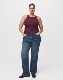 M.N.G - Matilda Medium-Rise Straight-Fit Jeans