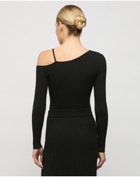FRIEND of AUDREY - Vlada Asymmetric Knit Top