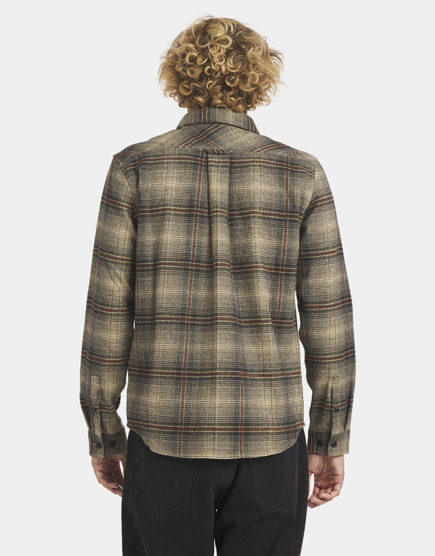 RVCA - Mens Huges Flannel Long Sleeve Shirt