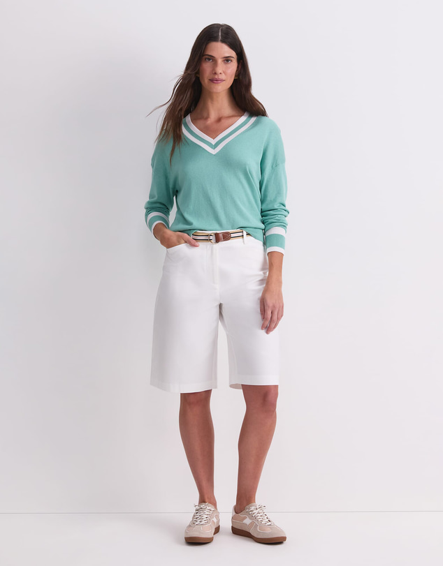 Sportscraft - Alphine Silk Blend V Neck Sweater
