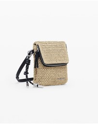 Desigual - Raffia phone holder wallet