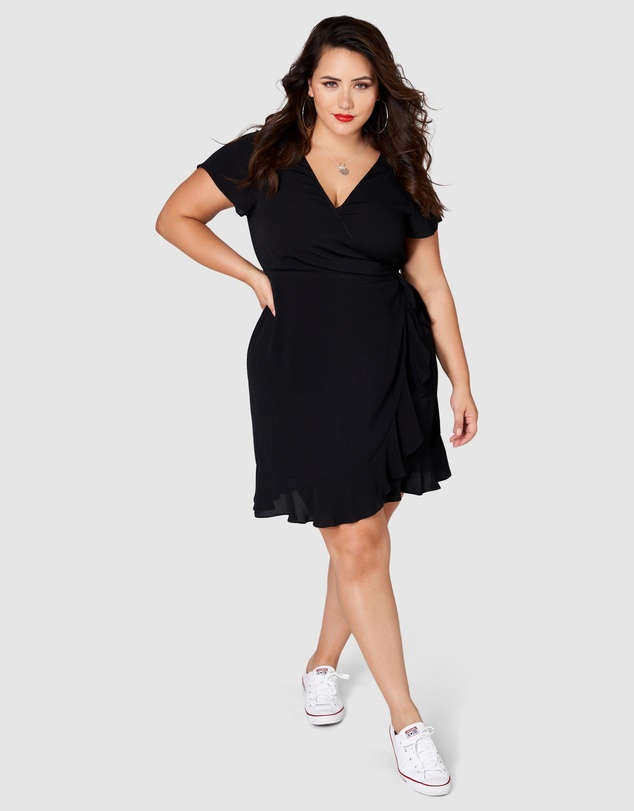 Sunday In The City - My Wave Wrap Dress