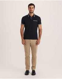 SABA - Ted Textured Cotton Polo