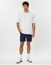 Staple Superior - Newport Textured Linen Blend Shorts