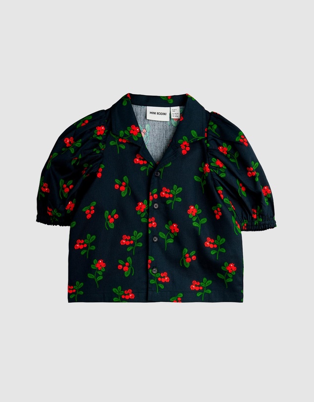 Mini Rodini - Lingonberries All Over Print Woven Blouse - Babies-Kids