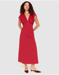 MINKPINK - Malia V-Neck Midi Dress