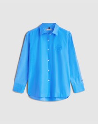 Tommy Hilfiger - Oversized Fit Logo Embroidery Shirt