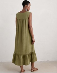 Seasalt - Seasalt Cornwall Green Teaspoon Bay Dress