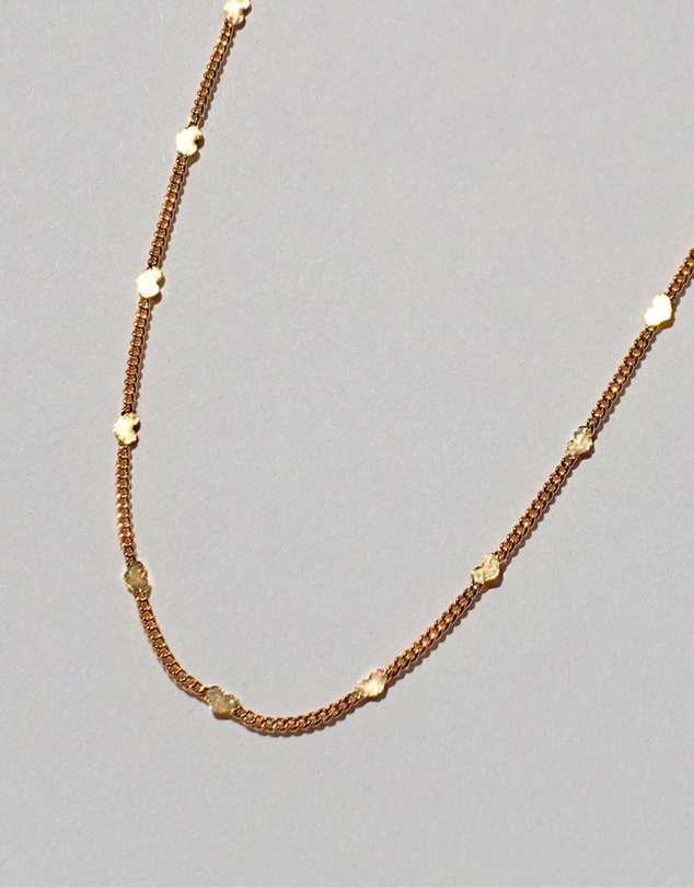 SAINT VALENTINE - Fine Heart Chain Necklace - Gold