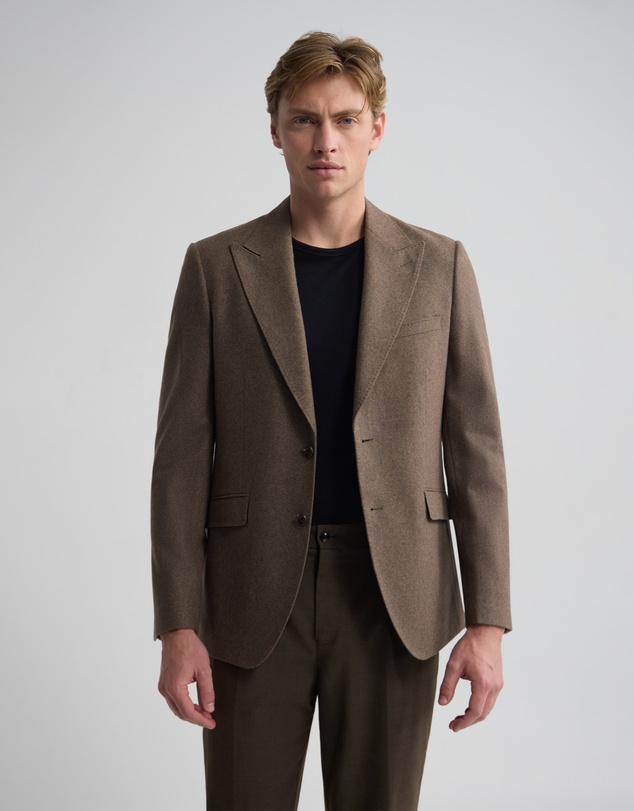 Oxford - Blake Wool Blend Peak Lapel Blazer