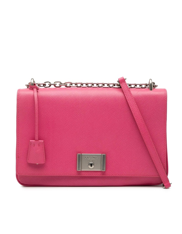 Pre-Loved by Azura Reborn - Pre-Loved Saffiano Lux Lock Chain Flap