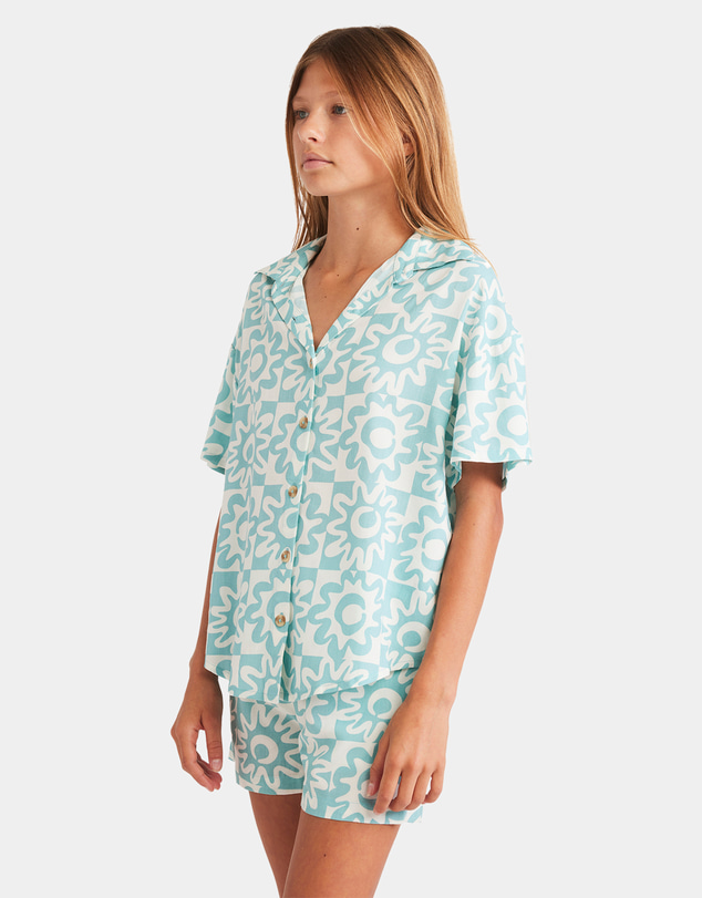 Billabong - Girls 8 to 16 Lost On You Short Sleeve Shirt