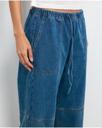 AERE - Kyra Denim Twill Pants