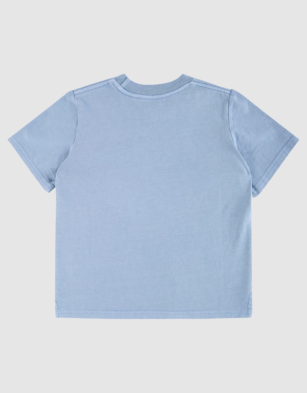 Skwosh - Chicken Dinner Kids Slang Tee in Light Blue