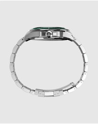 TIMEX - Harborside Coast Multifunction 43mm Stainless Steel Bracelet Watch