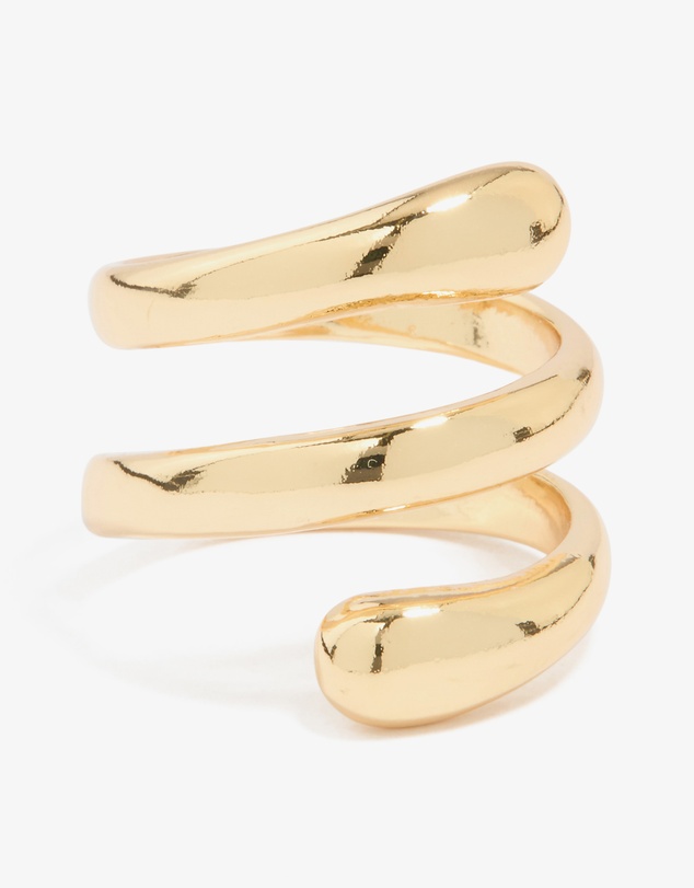 Lovisa - Gold Plated Triple Layer Twist Ring