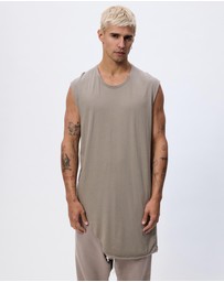 Surrounded By Ghosts - The Graftonite Asymmetrical Cotton Tail Muscle T-Shirt