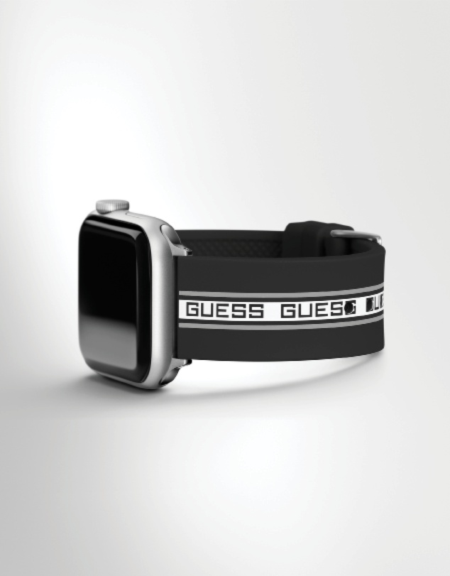 GUESS - Guess Apple Band - Black Logo 42-44mm