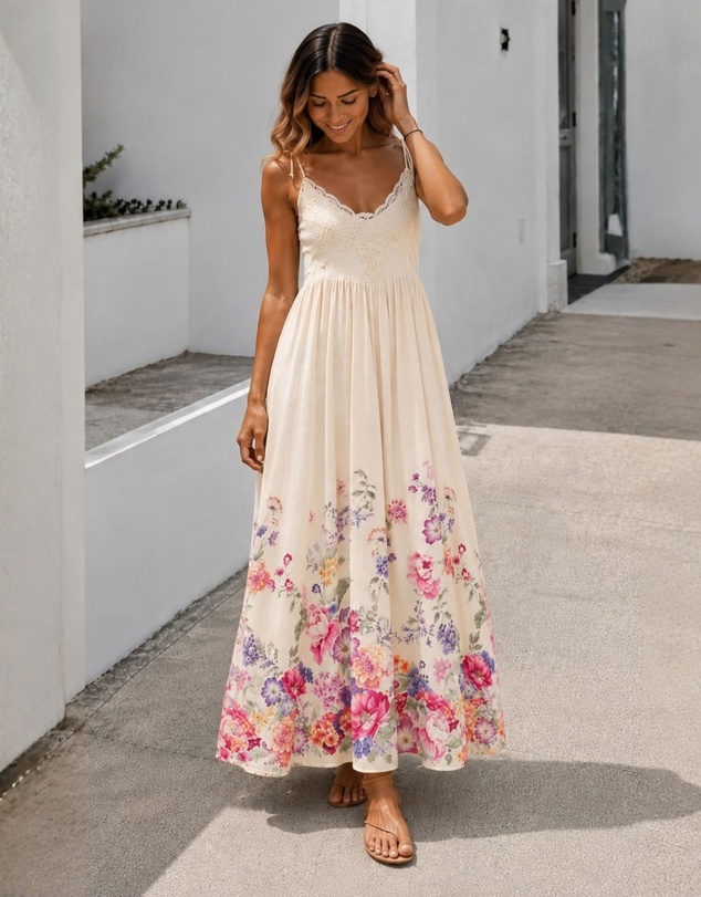 Esther & Co - Darlene Dress - Ethereal Fields