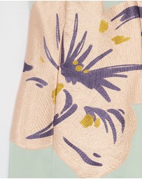 Revibe - Repaired LEO LIN Clemence Embroidered Split Maxi Dress - AU 12