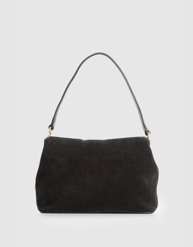 Evity - Iris Suede Leather Shoulder Bag