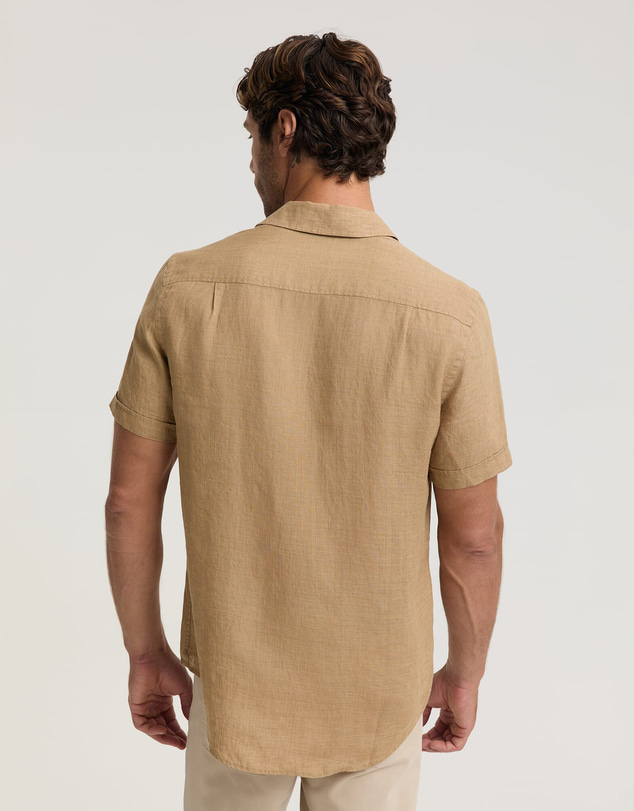 Sportscraft - Short Sleeve Delave Linen Shirt
