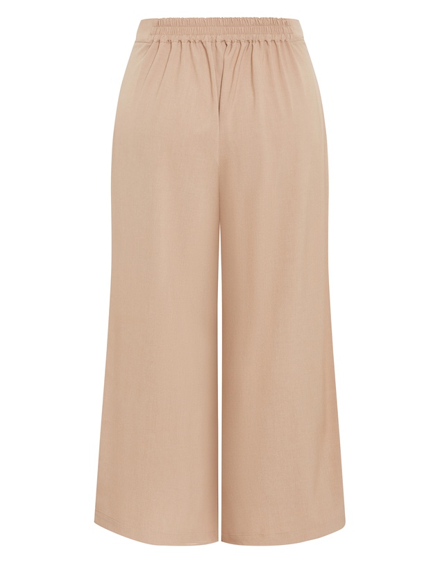 City Chic - Plus sizeAbbigail Wide Leg Pant - taupe