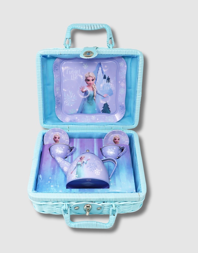 Disney Frozen 2 by Pink Poppy - Disney Frozen Elsa Magic Touch Picnic Basket Tea Set