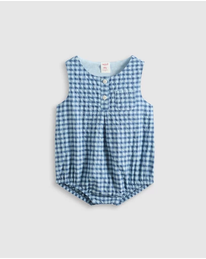 Seed Heritage - Gingham Pocket Romper