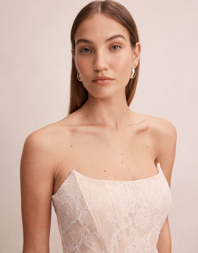 Forever New - Brenna Corset Lace Mini Dress