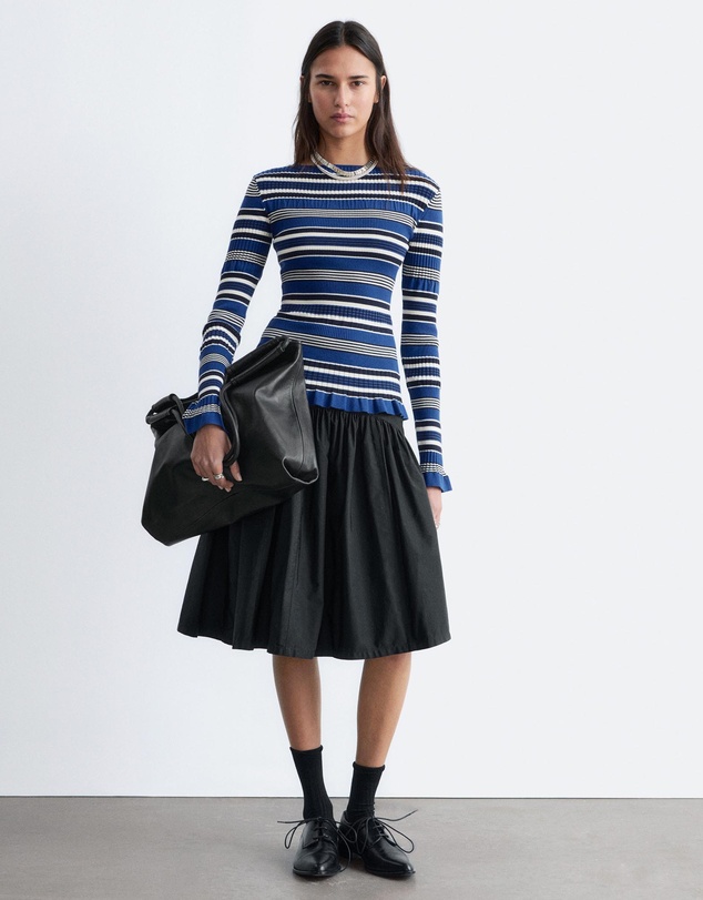& Other Stories - Long-Sleeve Ribbed Top