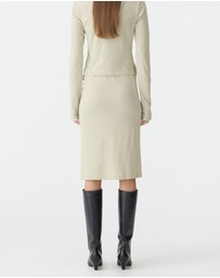 Bassike - Bias Stripe Skirt