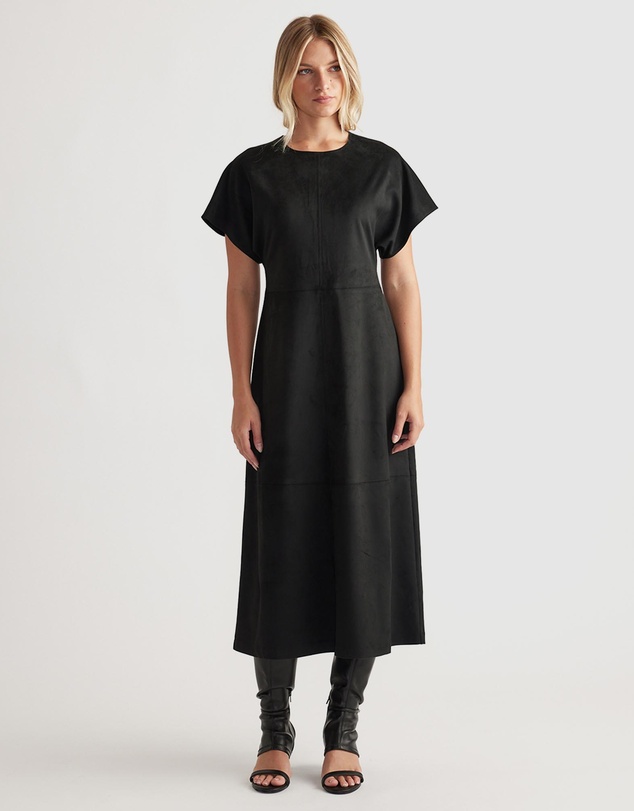 Decjuba - Clara Suede Midi Dress