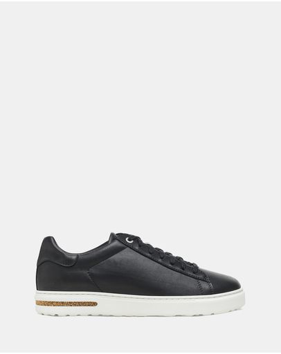 Black Smooth Leather