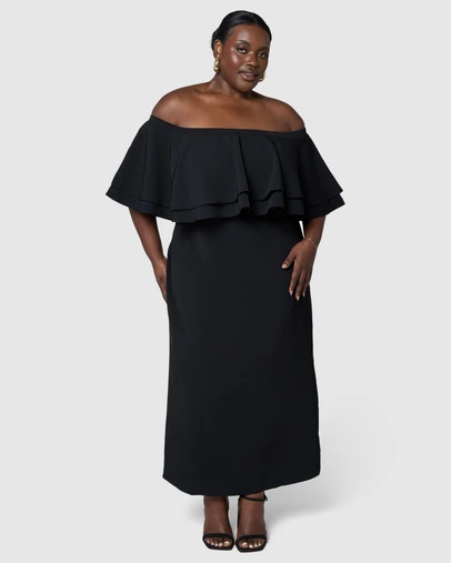 Pink Dusk by Curve Project - Wreckless Midi Dress