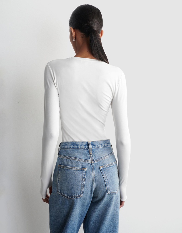 COS - Cotton Long-Sleeved Top