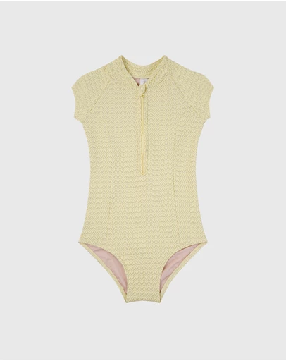 Aqua Blu Kids - Stepping Stones Cap Sleeve One Piece - Kids