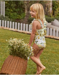 Aqua Blu Kids - Holly Frill One Piece - Babies