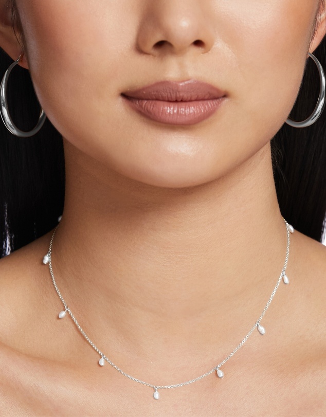 Alana Maria - Prim Freshwater Pearl Necklace - Sterling Silver