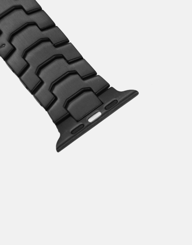 Friendie - Stainless Steel Link Bracelet Band (Ultra Style) - Darwin Ultra - Apple Watch Compatible