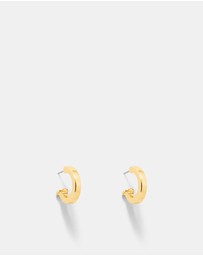 MIMCO - Lockette Charm Hoop Earrings