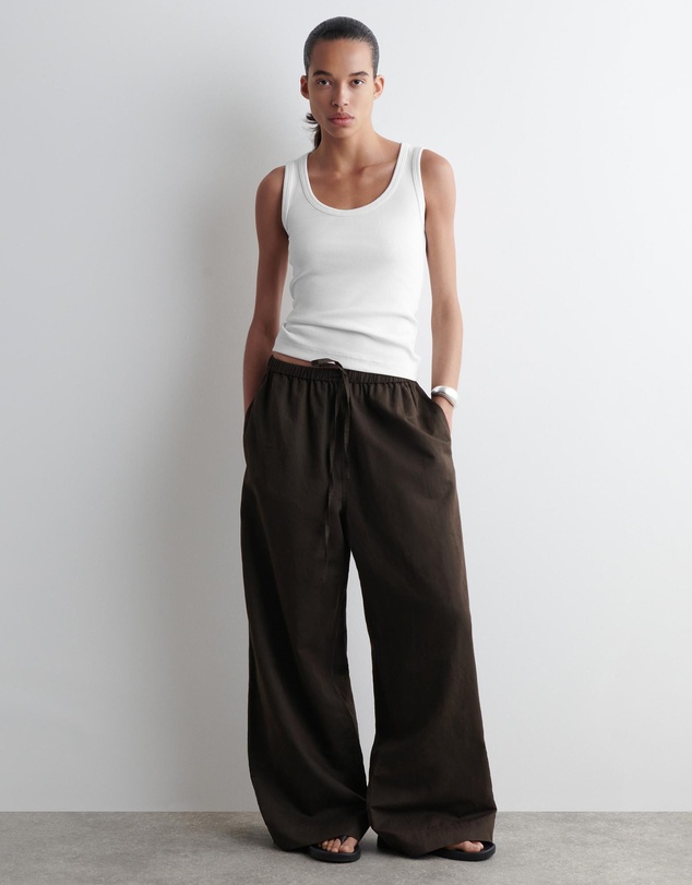 COS - Ribbed Scoop-Neck Tank Top