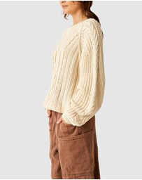 Free People - Frankie Cable Sweater